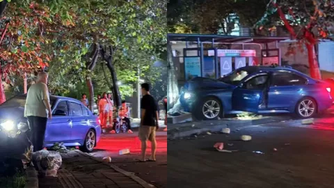 华南理工校内车祸